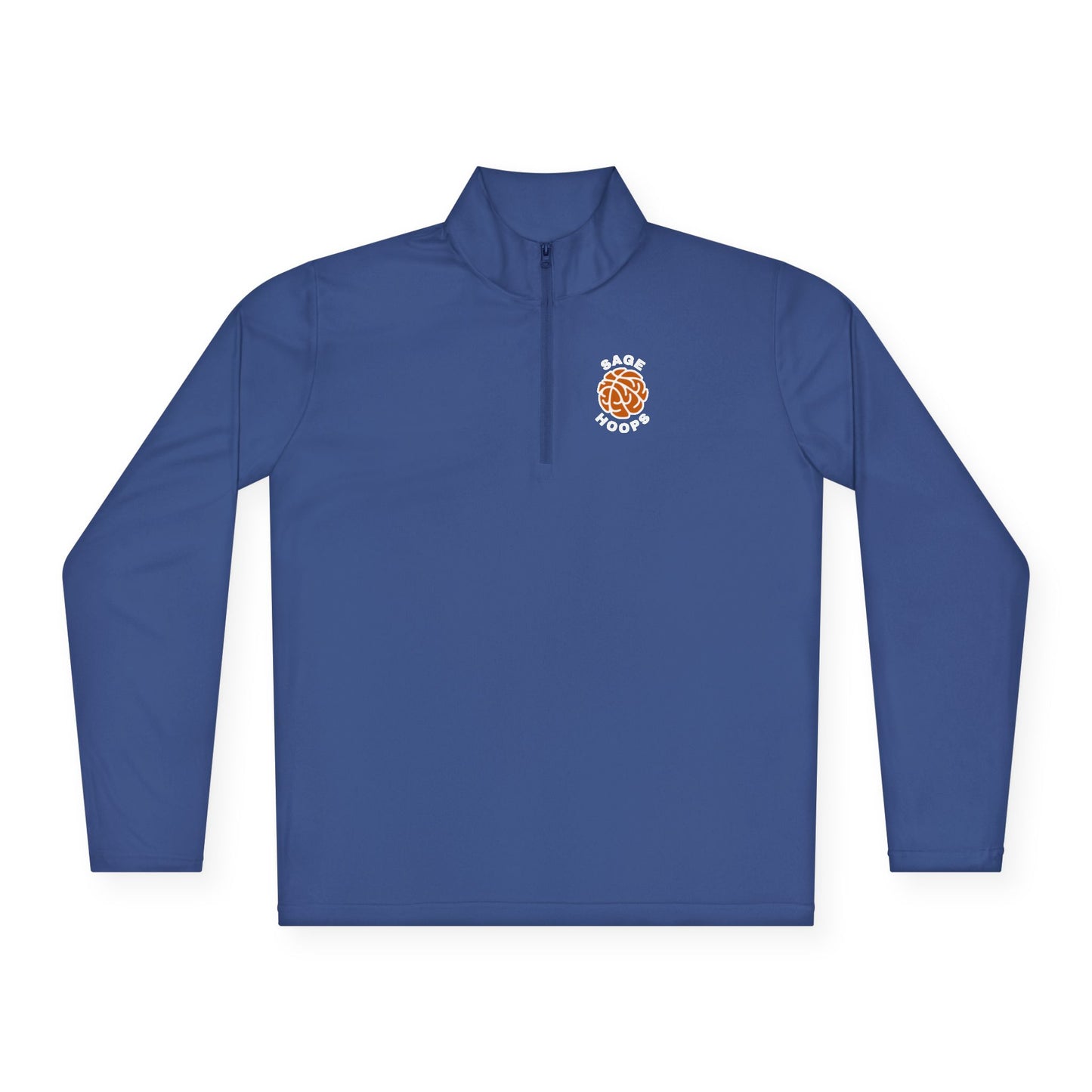Sage Hoops Official Logo Quarter-Zip Pullover