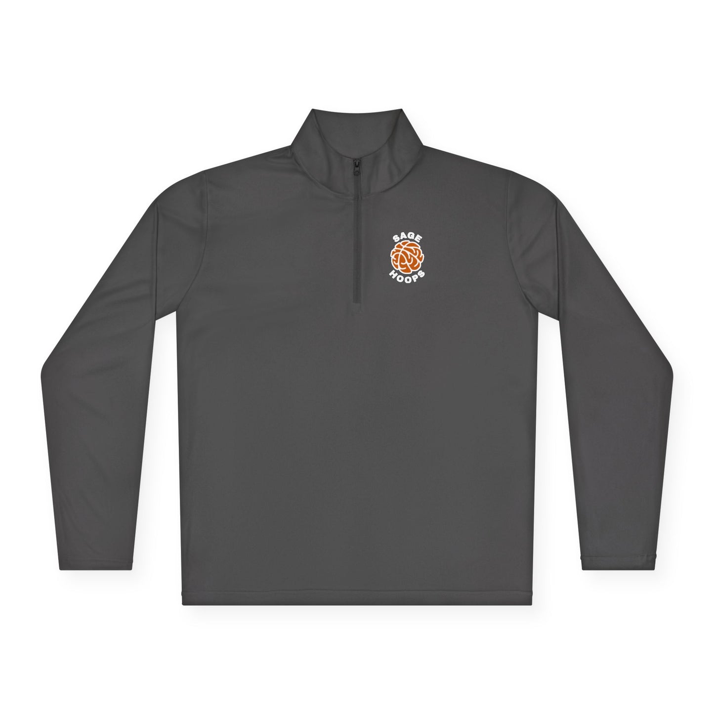 Sage Hoops Official Logo Quarter-Zip Pullover
