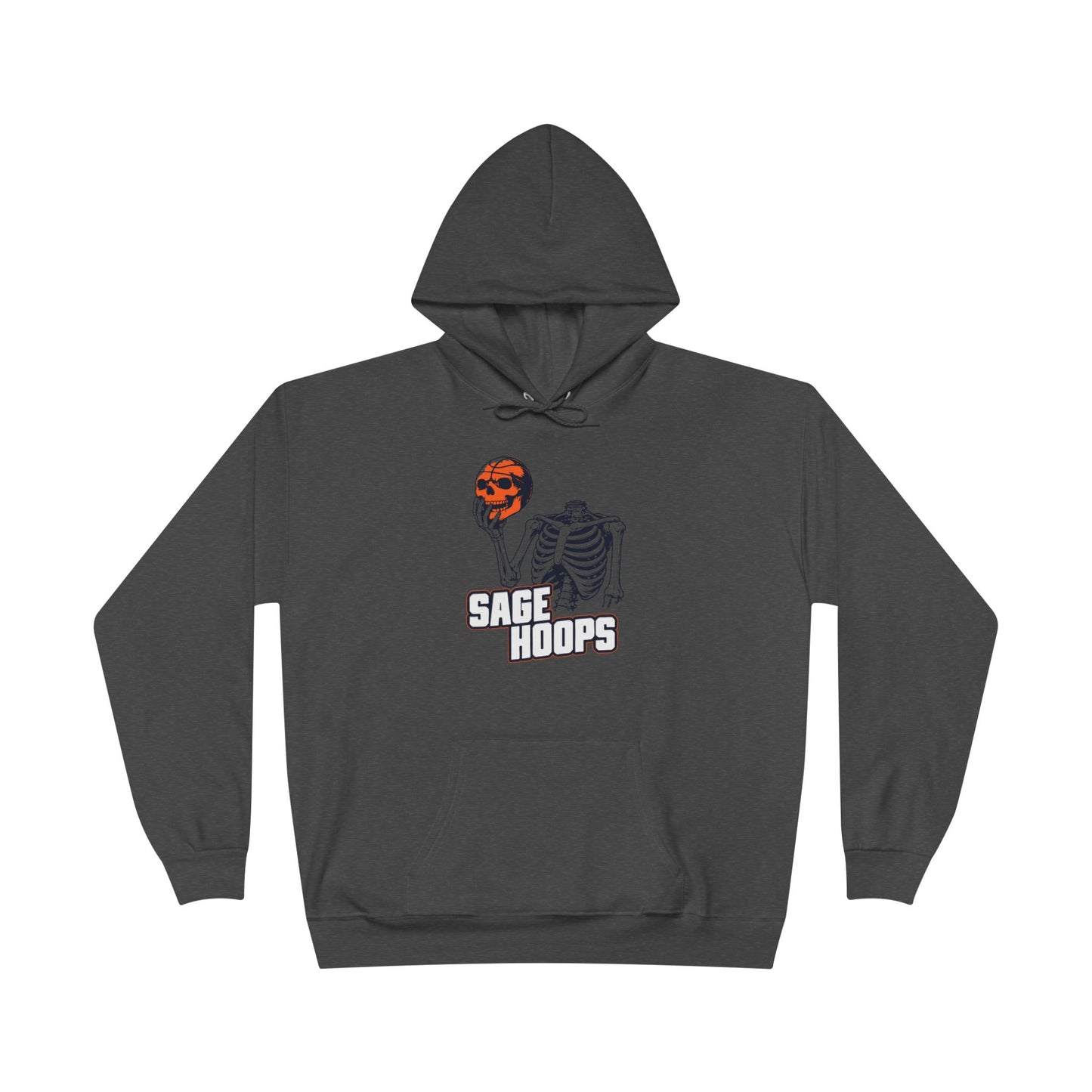 Sage Hoops Skeleton Logo Hoodie