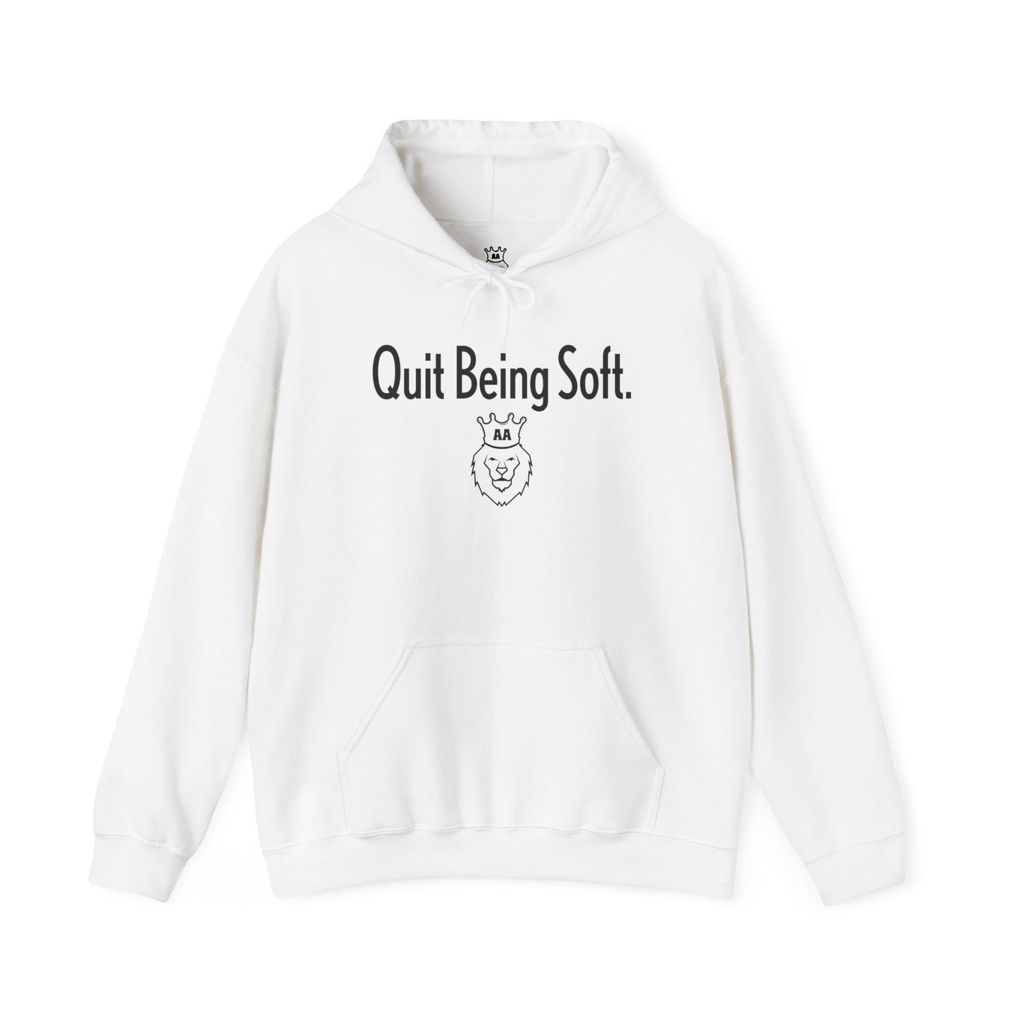 Quit Being Soft. Unisex Heavy Blend™ Hooded Sweatshirt