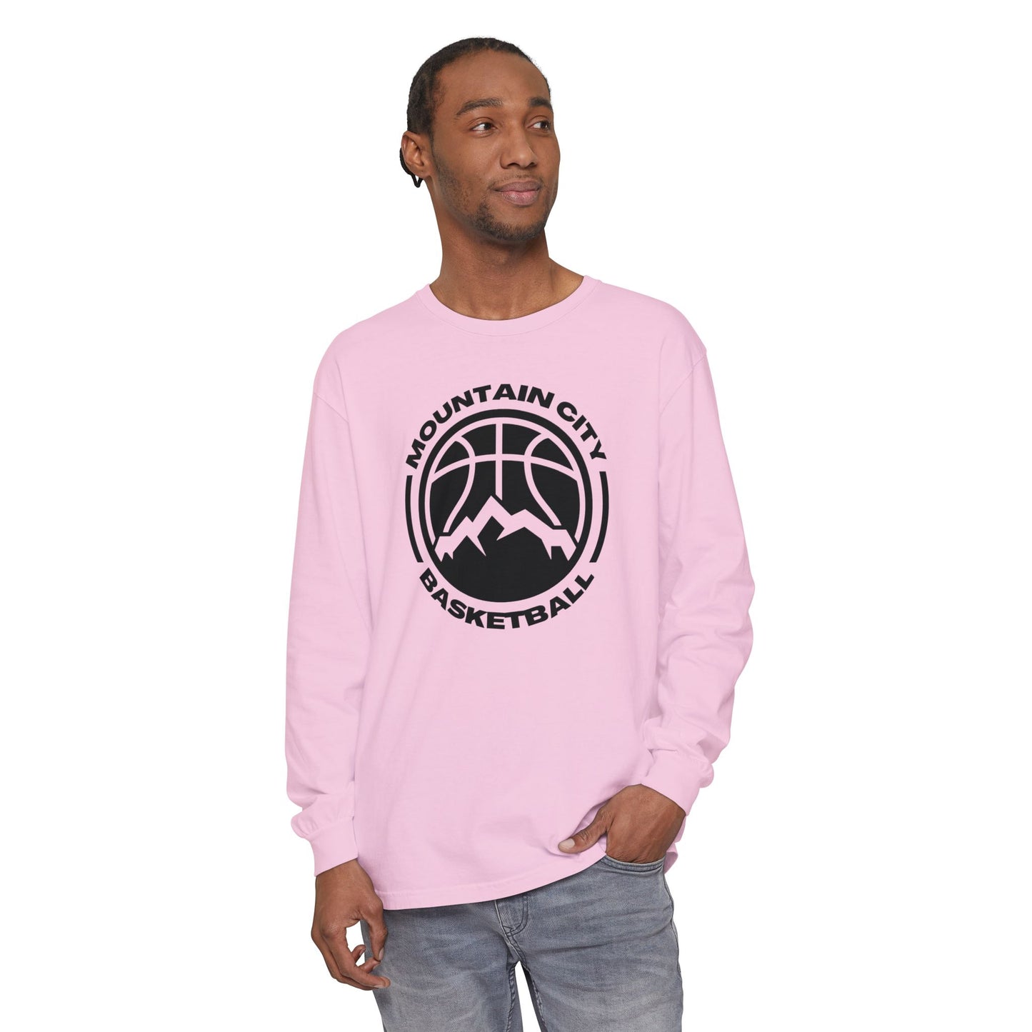 Mtn City Garment-dyed Long Sleeve T-Shirt