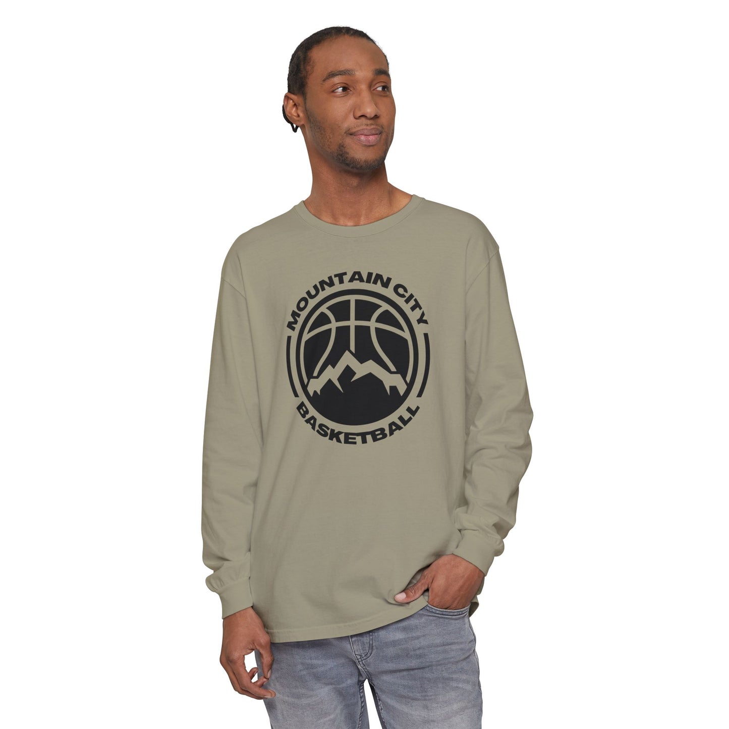 Mtn City Garment-dyed Long Sleeve T-Shirt