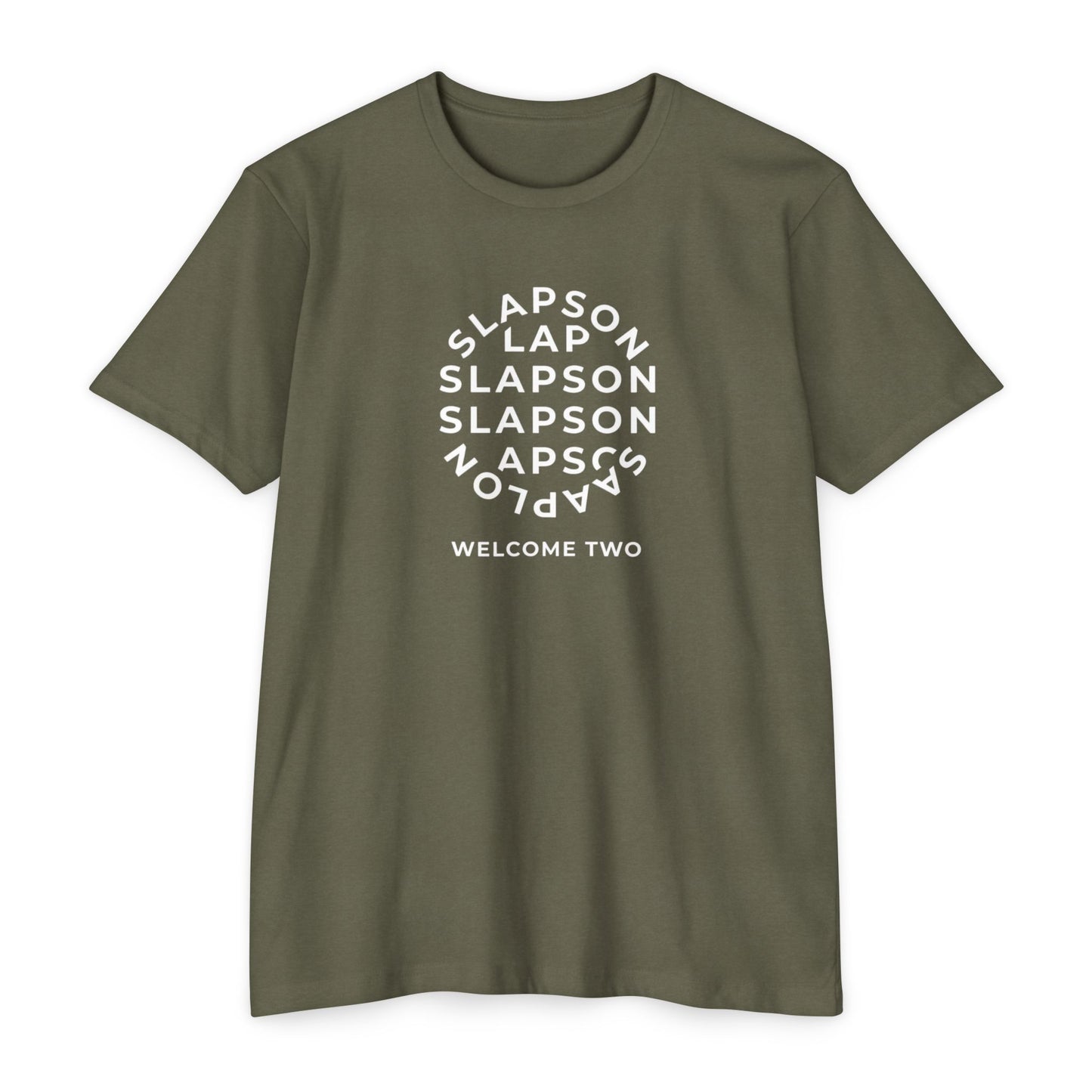 "Welcome" Slapson Logo Tee