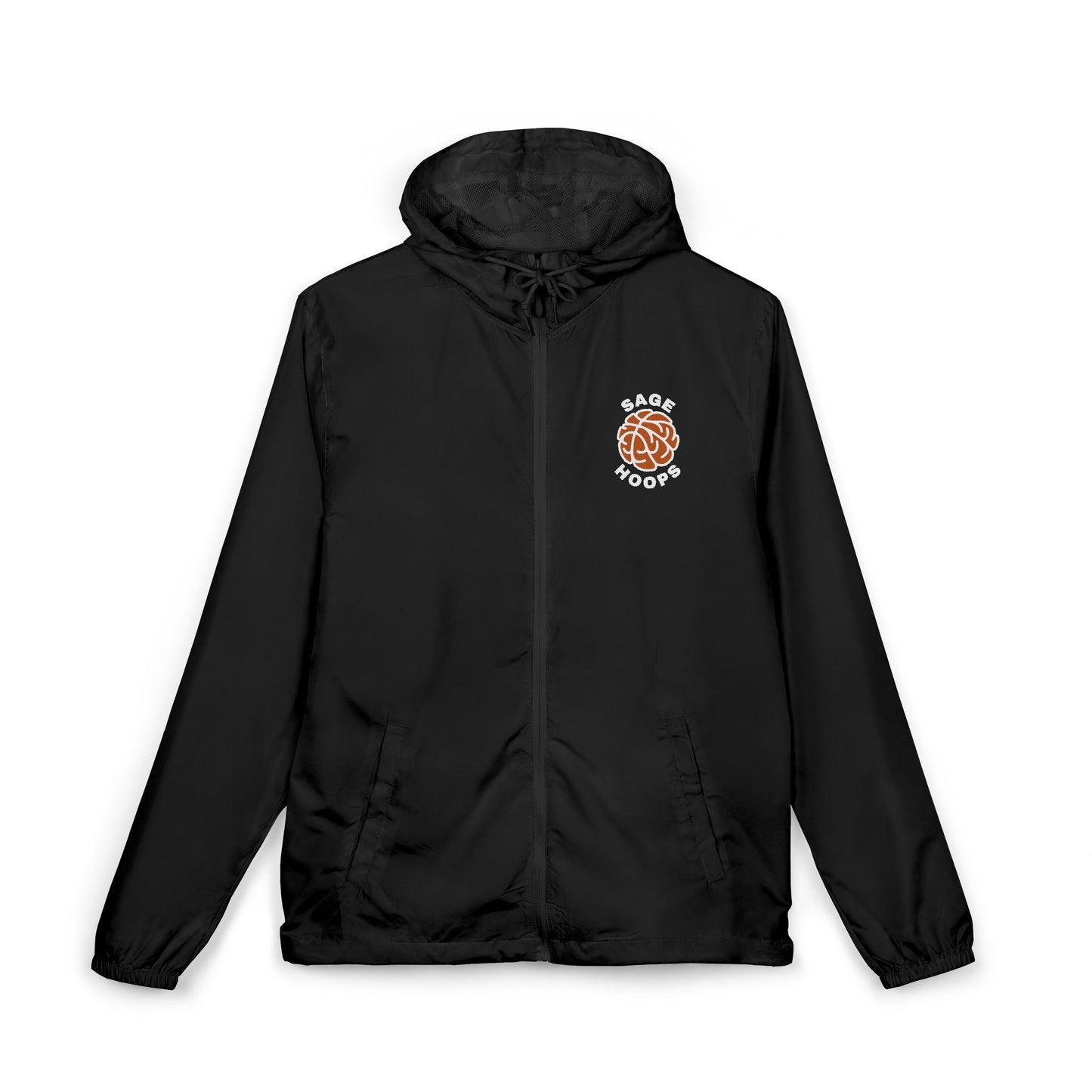 Sage Hoops Unisex Full-Zip Windbreaker