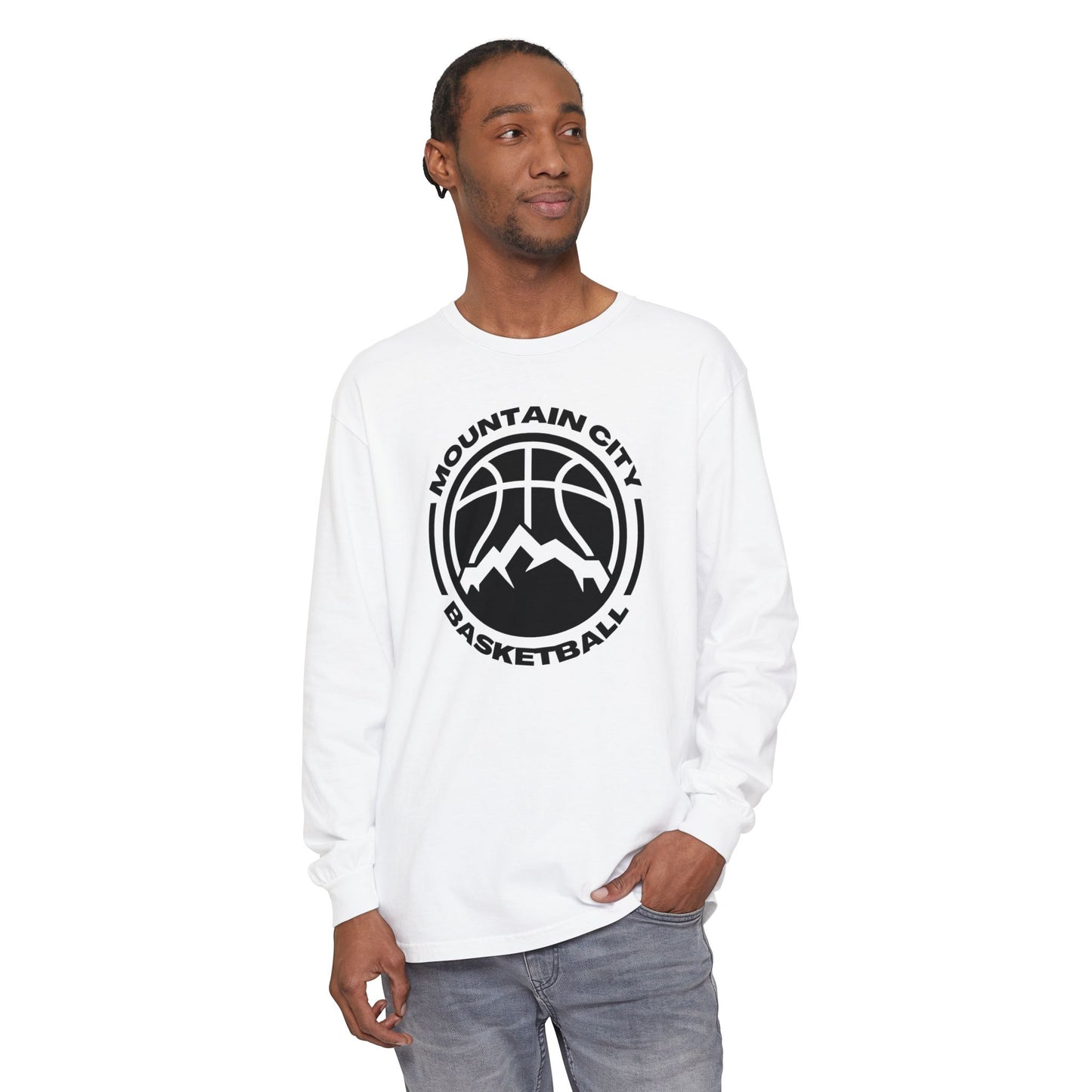 Mtn City Garment-dyed Long Sleeve T-Shirt
