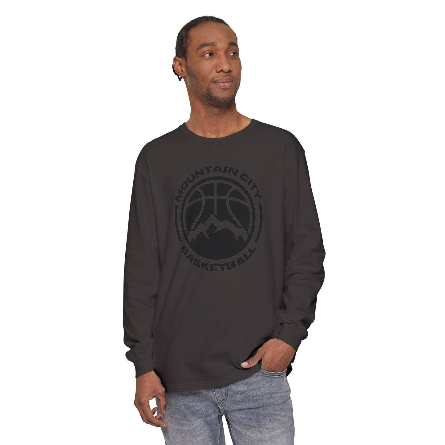 Mtn City Garment-dyed Long Sleeve T-Shirt