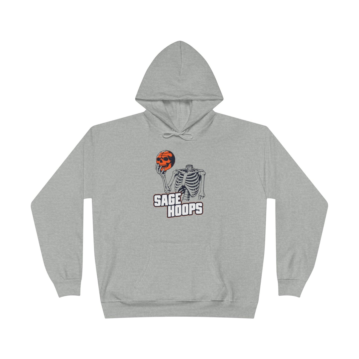 Sage Hoops Skeleton Logo Hoodie