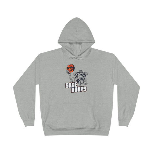 Sage Hoops Skeleton Logo Hoodie