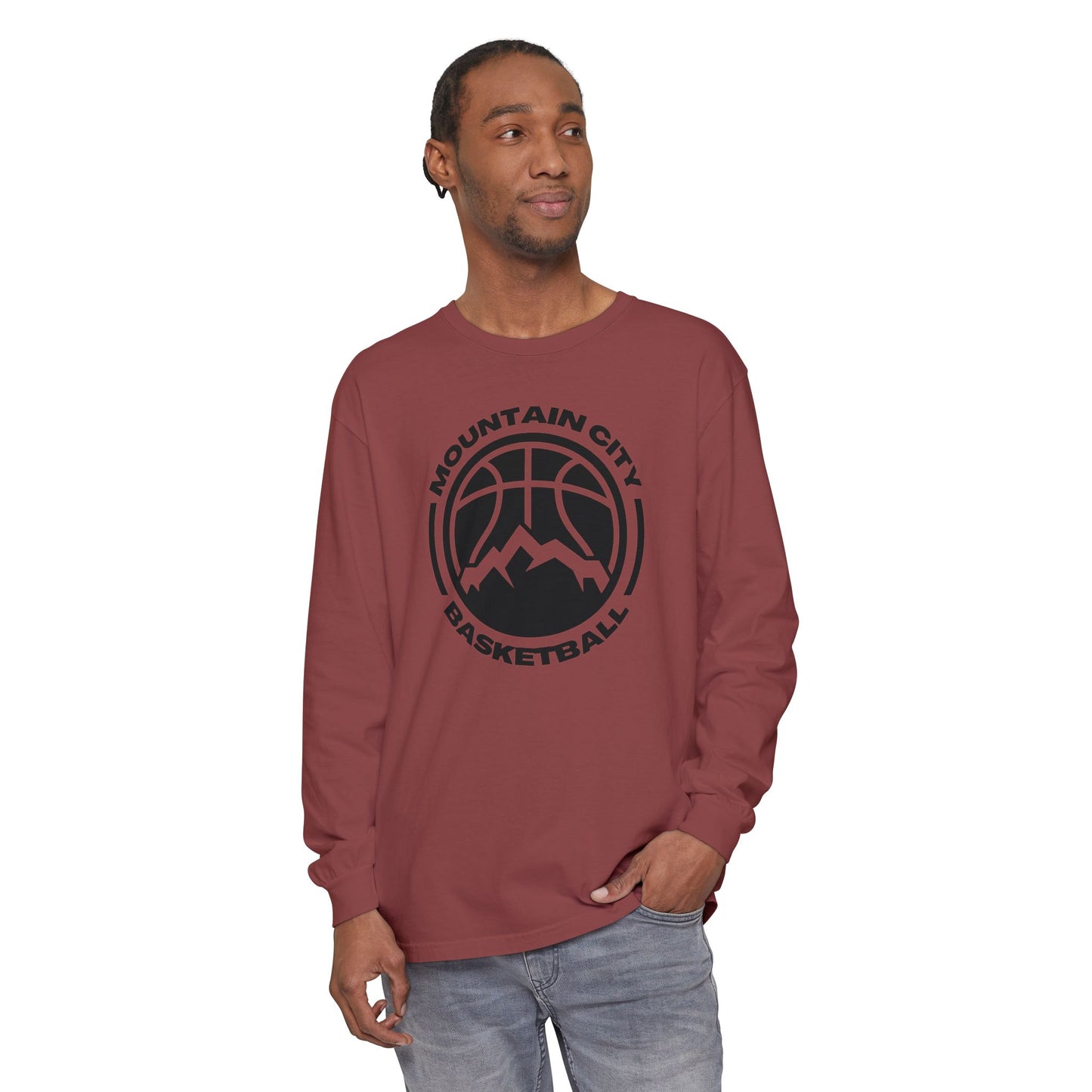 Mtn City Garment-dyed Long Sleeve T-Shirt