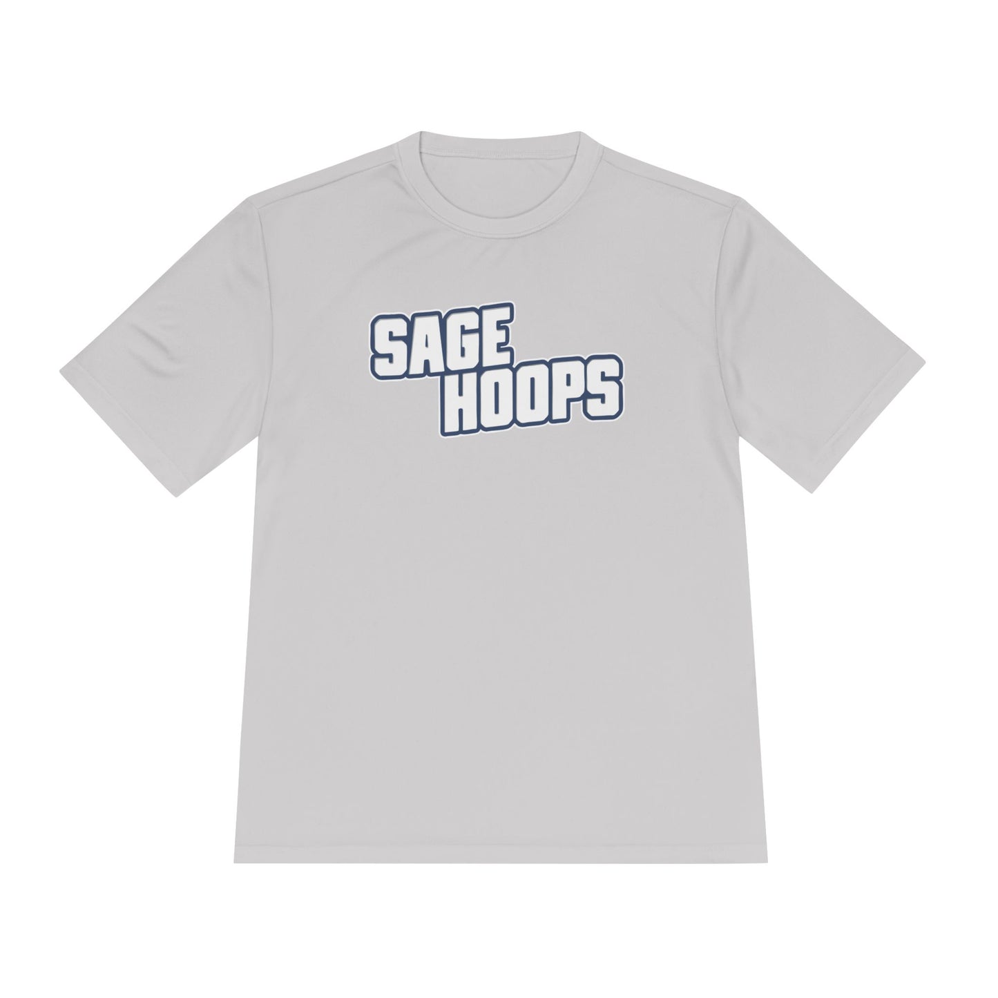"Sage Hoops" Moisture Wicking Tee