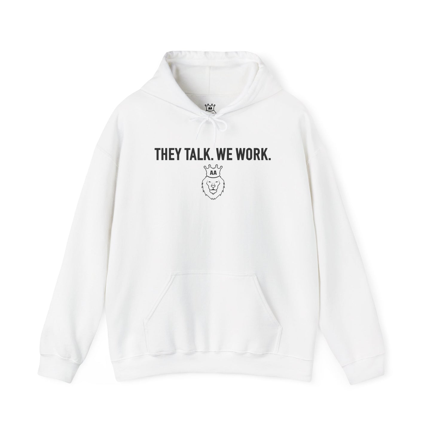 They Talk. We Work. Heavy Blend™ Hooded Sweatshirt