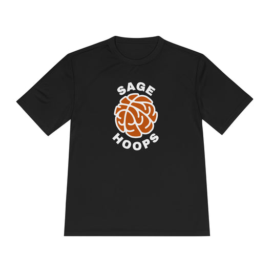 Sage Hoops Official Logo Moisture Wicking Tee