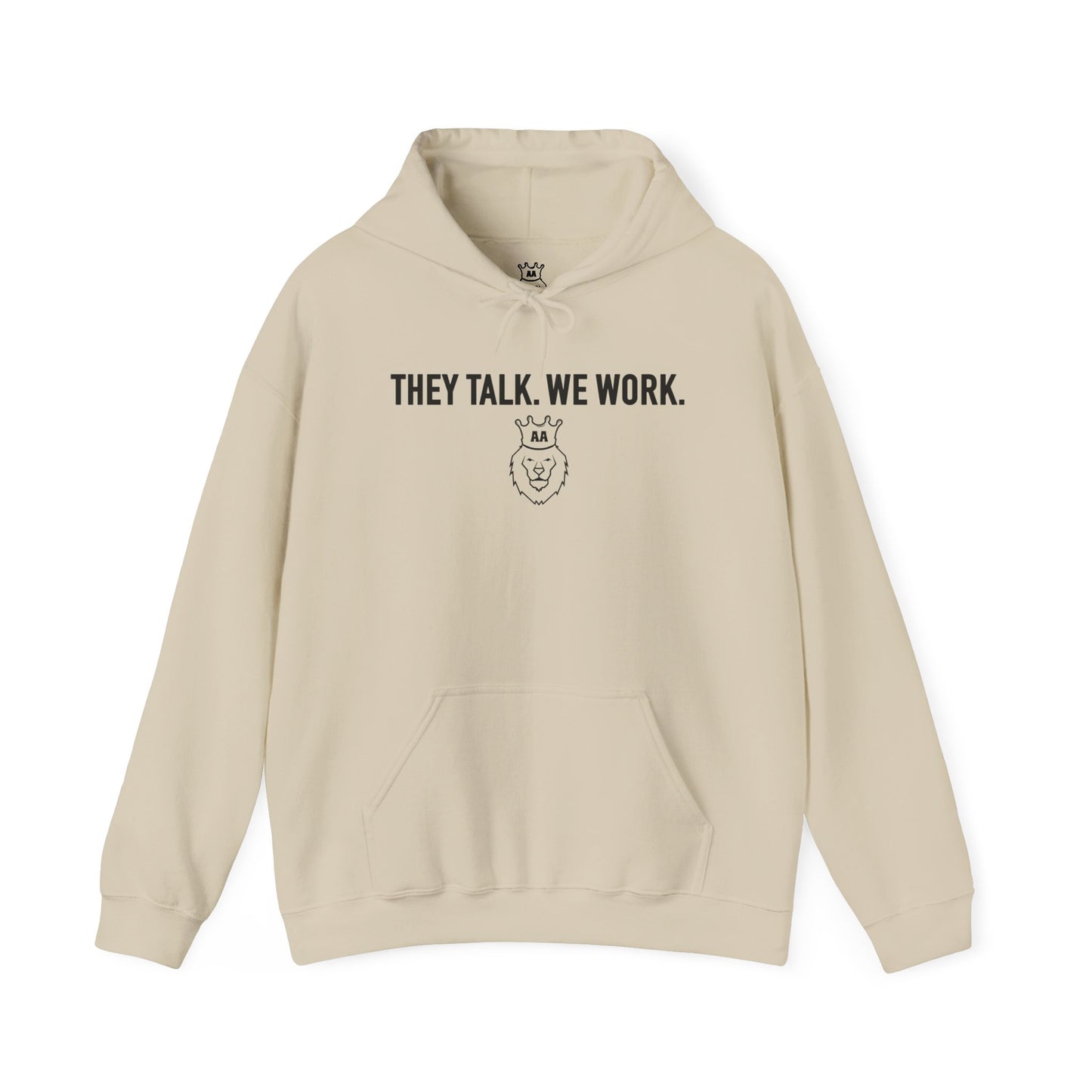 They Talk. We Work. Heavy Blend™ Hooded Sweatshirt