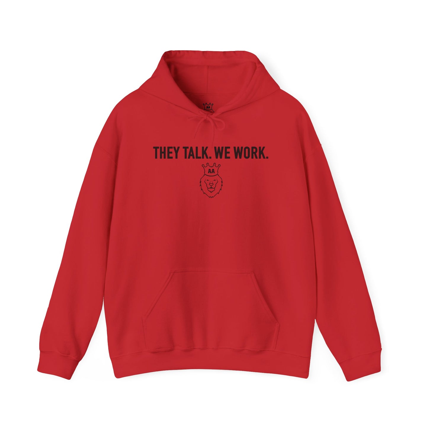 They Talk. We Work. Heavy Blend™ Hooded Sweatshirt