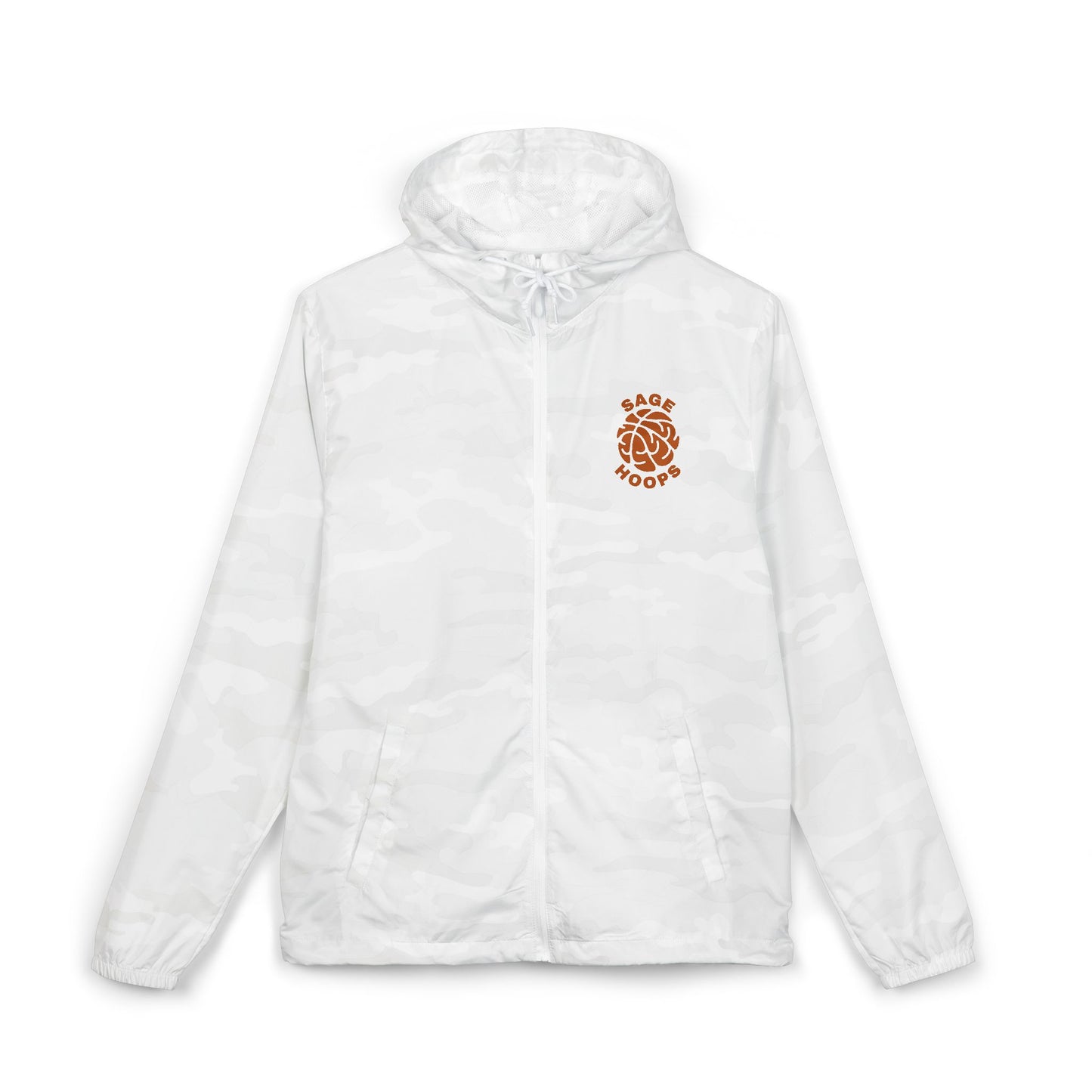 Sage Hoops Unisex Full-Zip Windbreaker