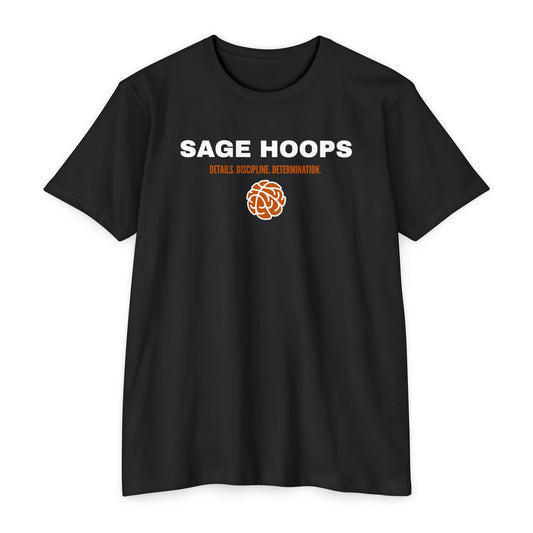 Sage Hoops 3D Tee
