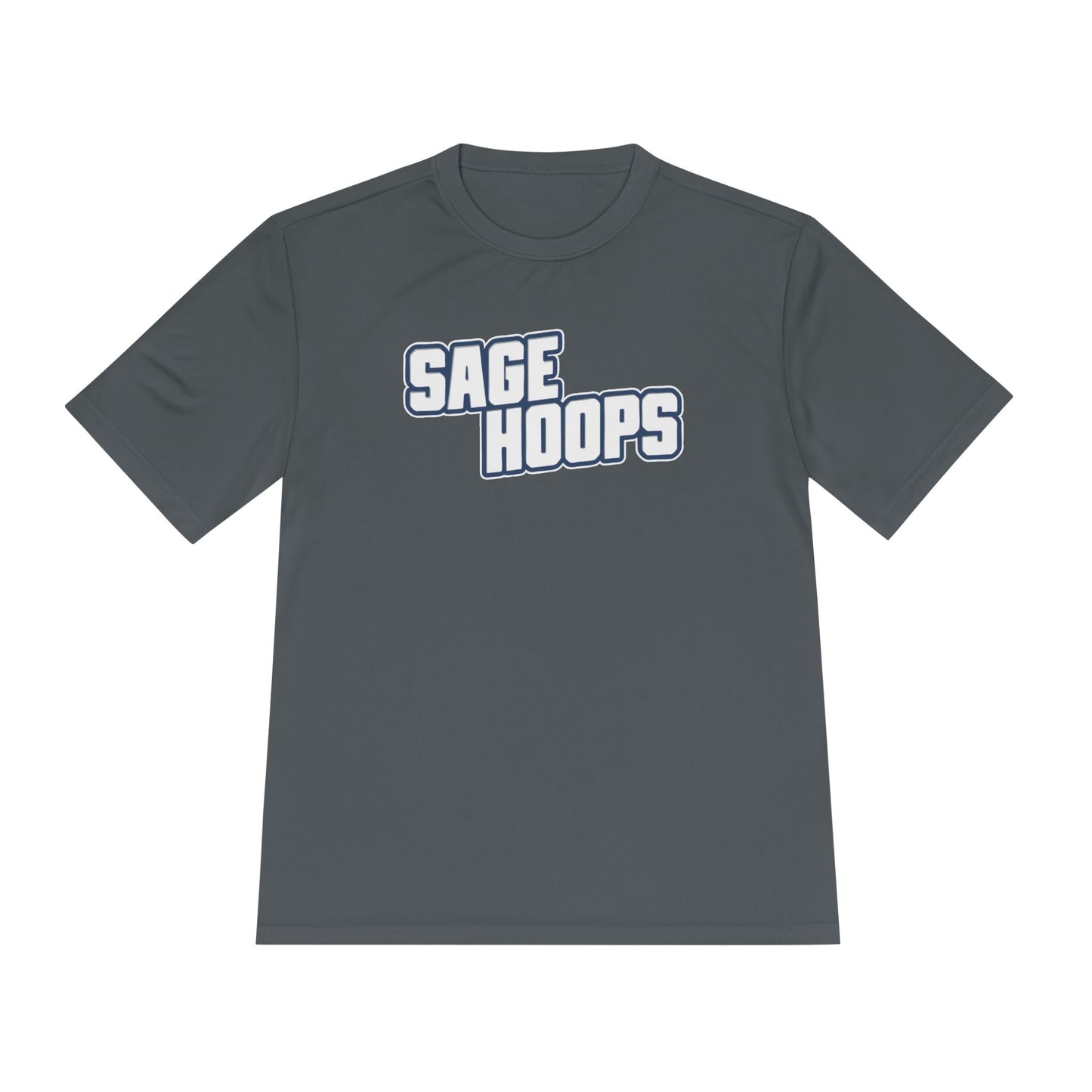 "Sage Hoops" Moisture Wicking Tee
