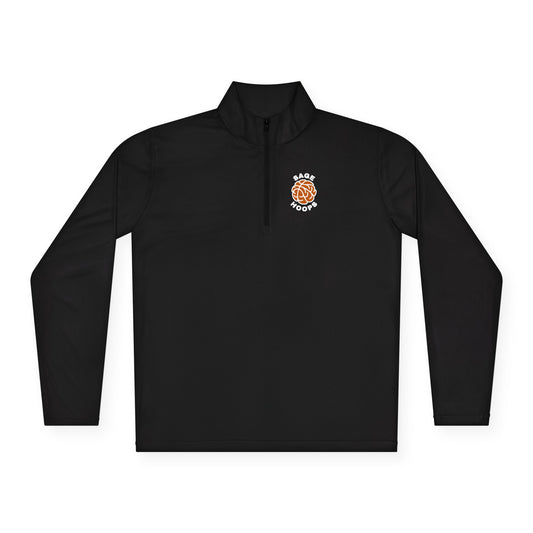 Sage Hoops Official Logo Quarter-Zip Pullover