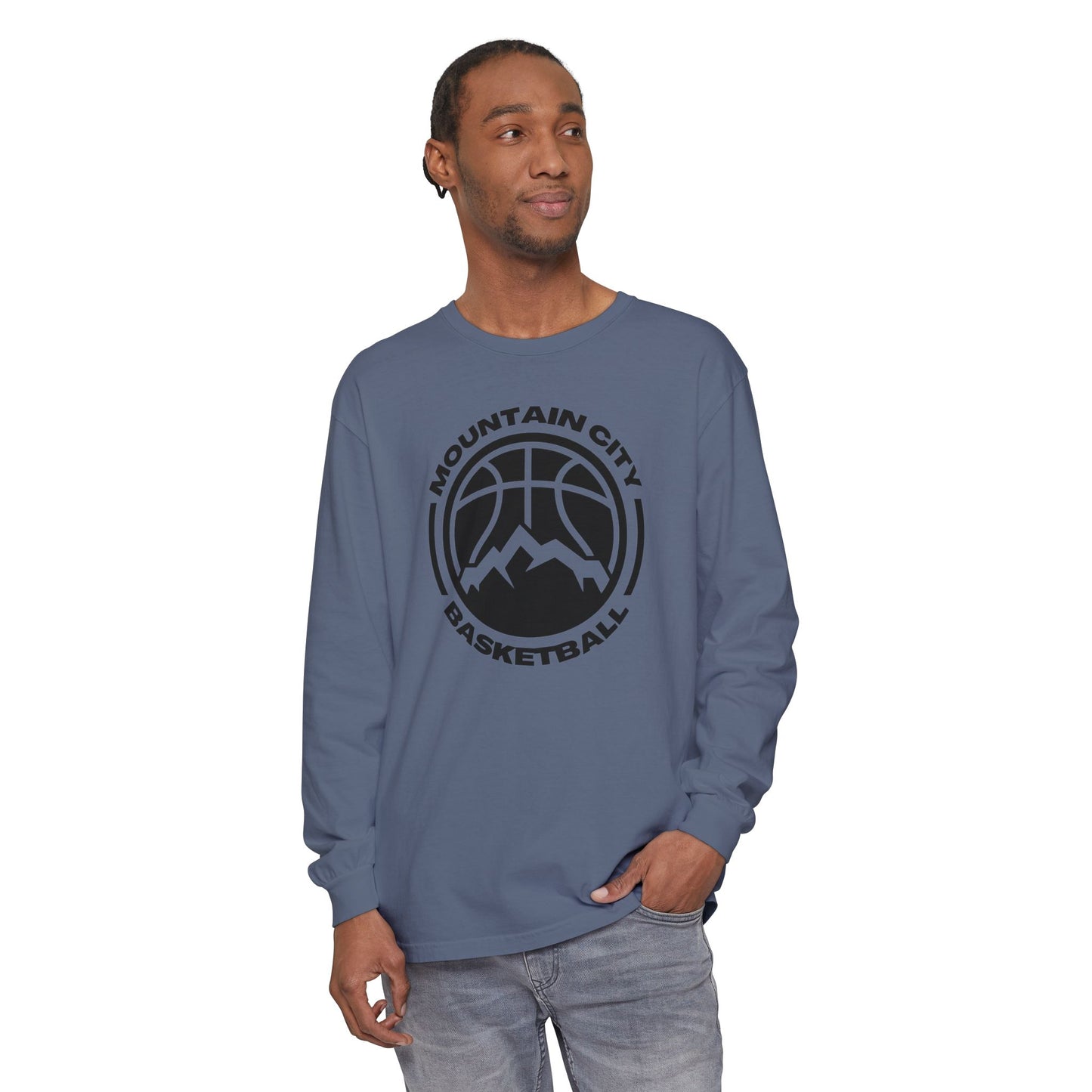 Mtn City Garment-dyed Long Sleeve T-Shirt