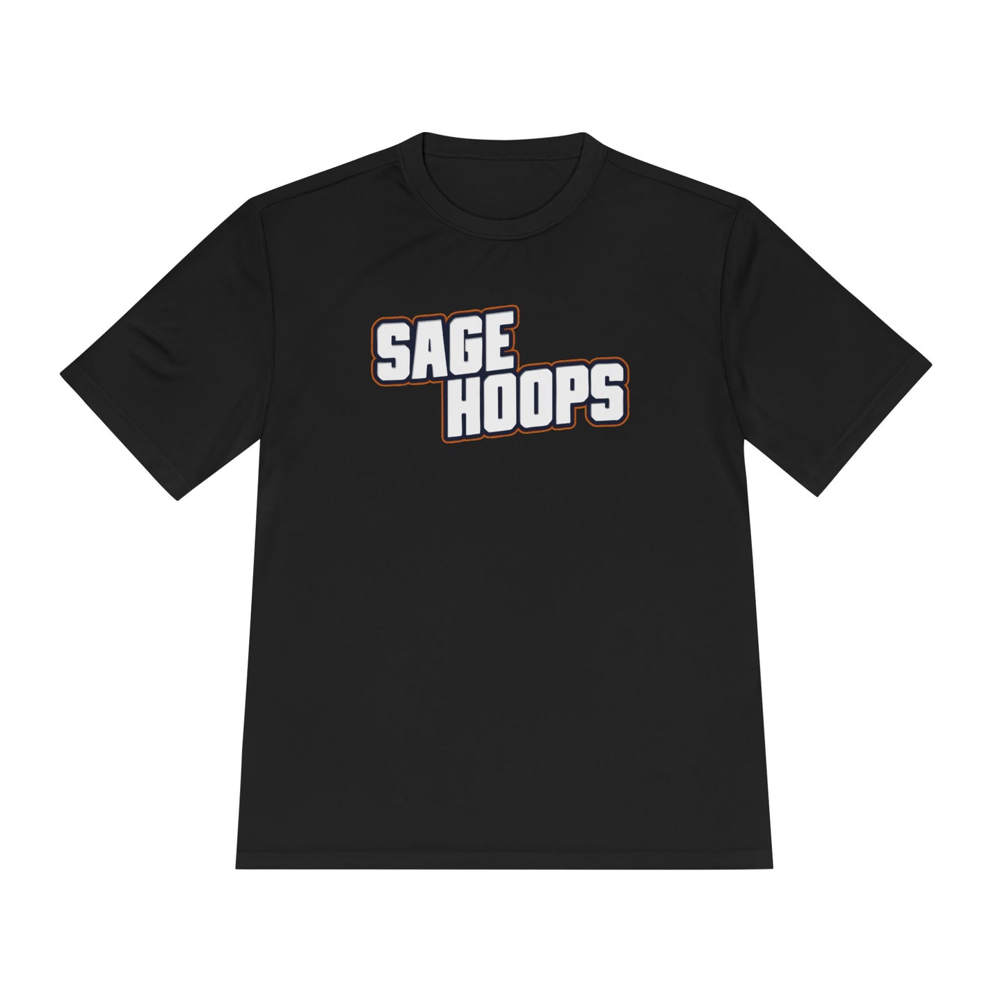 "Sage Hoops" Moisture Wicking Tee
