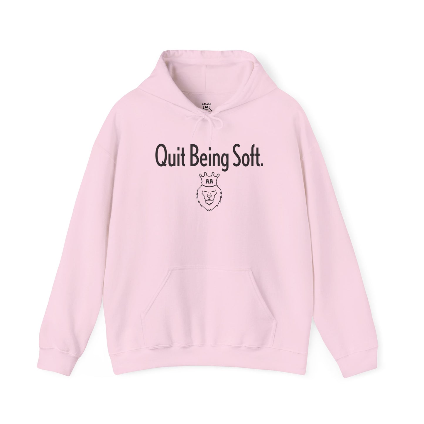 Quit Being Soft. Unisex Heavy Blend™ Hooded Sweatshirt