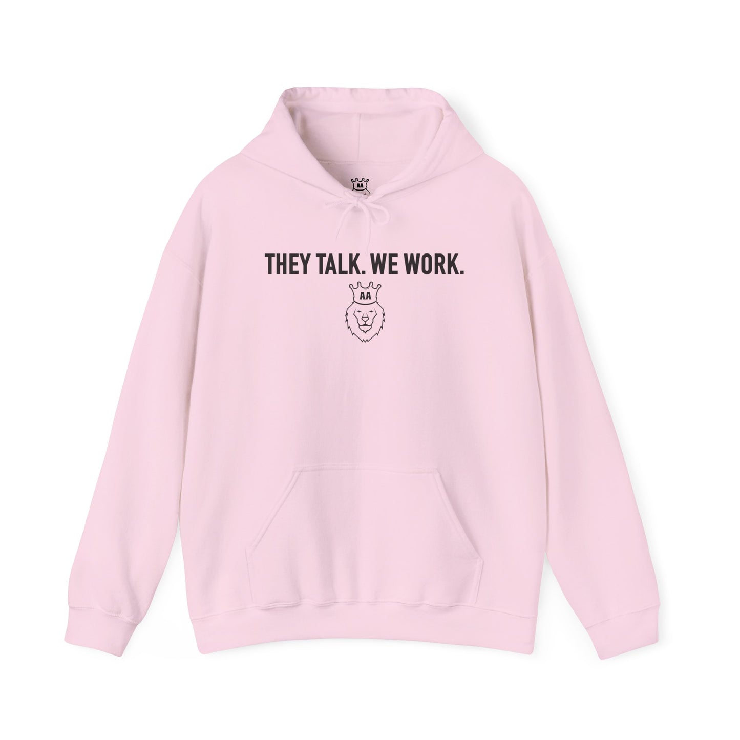 They Talk. We Work. Heavy Blend™ Hooded Sweatshirt
