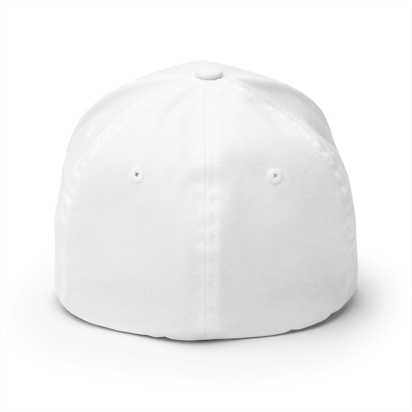 "Rising Wolves" Fitted Hat (White)