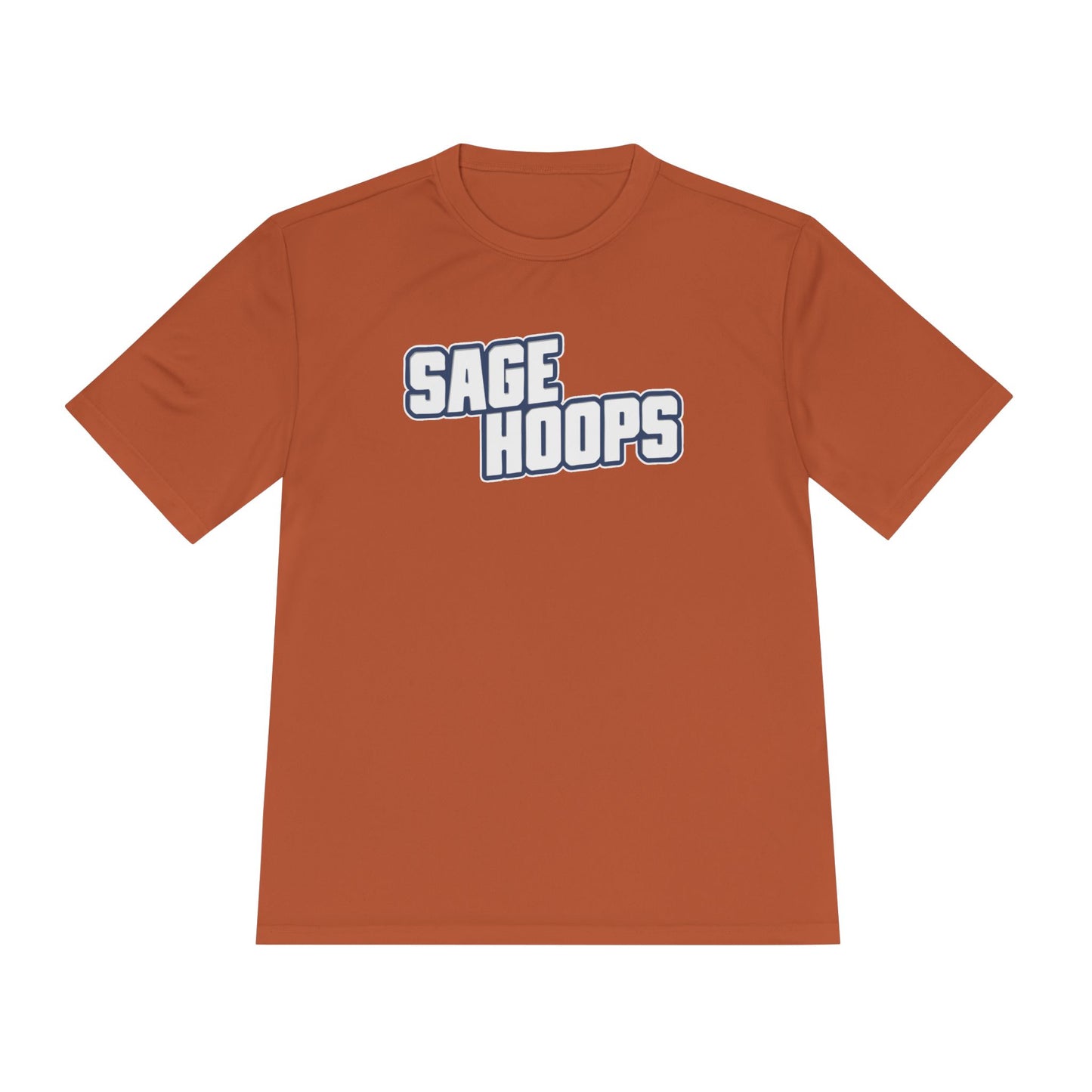 "Sage Hoops" Moisture Wicking Tee