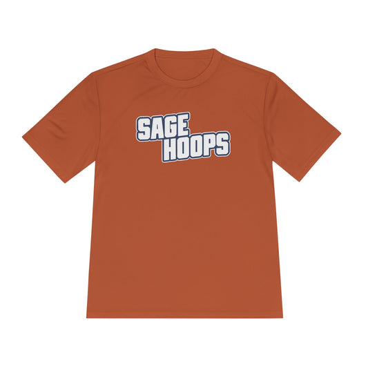"Sage Hoops" Moisture Wicking Tee